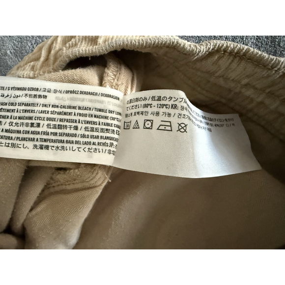 Abercrombie & Fitch Heavy Corduroy Pull-on 90s Shorts Men's Medium Beige Stretch - Picture 8 of 10